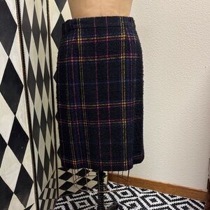 As if! 90s plaid pencil skirt